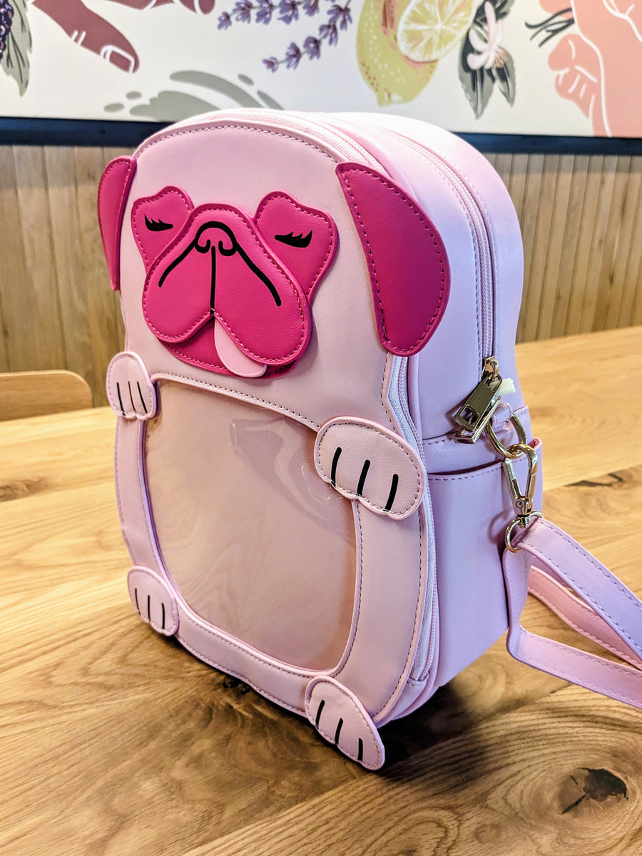 The Pink Pug Ita Bag – Pugnacious Pins display picture 2