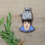 Raccacoonie Everything Everywhere All At Once Hard Enamel Spinning Pin
