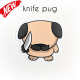 Pug Vinyl Stickers