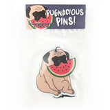 Watermelon & Strawberry Pug Air Fresheners