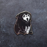 Ghostpug Glow-In-The-Dark Hard Enamel Pin