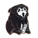 Ghostpug Glow-In-The-Dark Hard Enamel Pin