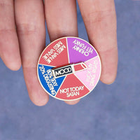 RuPaul Drag Mood Spinning Pin