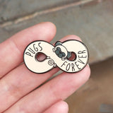 Pugs Forever Hard Enamel Pin