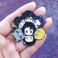Demon Slayer Spinning Pin