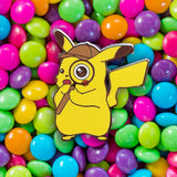 Surprised Detective Pikachu Hard Enamel Pin