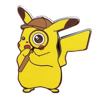 Surprised Detective Pikachu Hard Enamel Pin