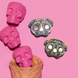 Sugar Skull Pug Hard Enamel Pin