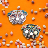 Sugar Skull Pug Hard Enamel Pin