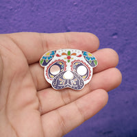 Sugar Skull Pug Hard Enamel Pin