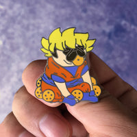 Dragon Pug Z Hard Enamel Pin
