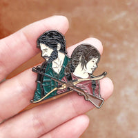 The Last Of Us Joel And Ellie Enamel Pin