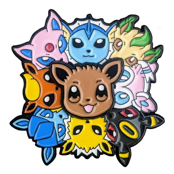 Pokemon Eeveelutions Spinning Enamel Pin – Pugnacious Pins