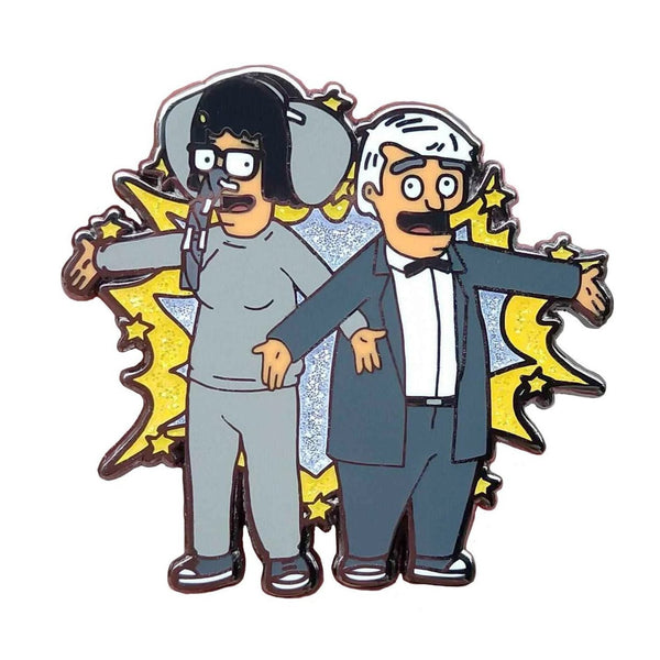 Bob's Burgers Electric Love Glitter Hard Enamel Pin