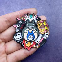 Ghibli Spinning Enamel Pin
