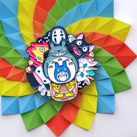 Ghibli Spinning Enamel Pin