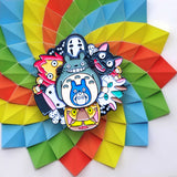 Ghibli Spinning Enamel Pin