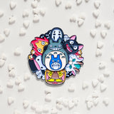 Ghibli Spinning Enamel Pin