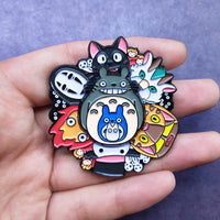 Ghibli Spinning Enamel Pin