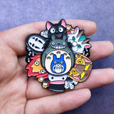 Ghibli Spinning Enamel Pin