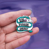Big Dragon Energy Haku Mood Hard Enamel Pin