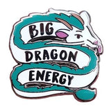 Big Dragon Energy Haku Mood Hard Enamel Pin