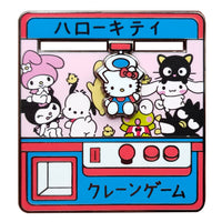 Hello Kitty Moving Crane Game Hard Enamel Pin