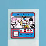 Hello Kitty Moving Crane Game Hard Enamel Pin