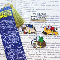 Lazy Readers Club Enamel Pin Set