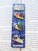 Lazy Readers Club Enamel Pin Set