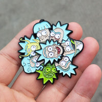 Rick And Morty Spinning Pin