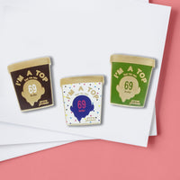 Halo Top "I'm A Top" Hard Enamel Pin