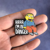 I'm In Danger Ralph Wiggum Hard Enamel Pin