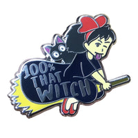 100% That Witch Kiki Mood Hard Enamel Pin