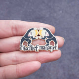 Fred And George Weasley Mischief Managed Hard Enamel Pin