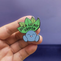 Oddish Pokemood Hard Enamel Pin
