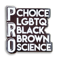 Intersectional Activist Hard Enamel Pin