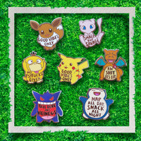 PokeMood Hard Enamel Pin Set
