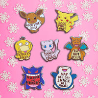 PokeMood Hard Enamel Pin Set