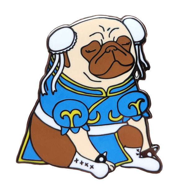 Pug Li Street Fighter Hard Enamel Pin