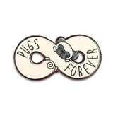 Pugs Forever Hard Enamel Pin