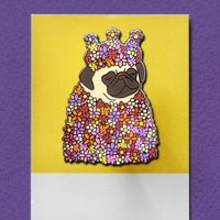Pugsommar May Queen Hard Enamel Pin