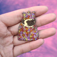 Pugsommar May Queen Hard Enamel Pin