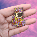 Pugsommar May Queen Hard Enamel Pin
