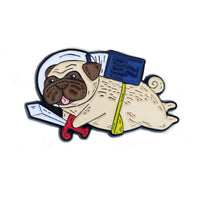 Reading Pug Enamel Pin