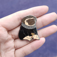 Ruth Bader Ginspug Hard Enamel Pin