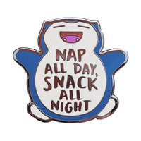 Snorlax PokeMood Hard Enamel Pin