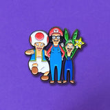 Super Belcher Bros. Enamel Pin