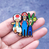 Super Belcher Bros. Enamel Pin