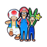Super Belcher Bros. Enamel Pin